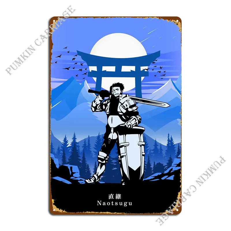 

Naotsugu Log Horizon Metal Sign Pub Mural Party Plates Designing Living Room Tin Sign Poster