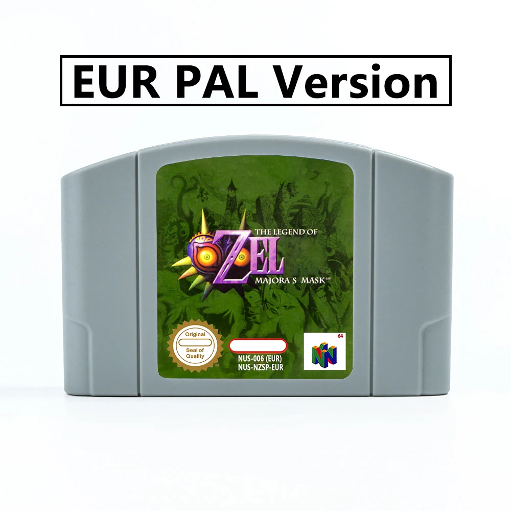 Игровой картридж The Legend of Zeldaed с маской маджора 64 бита версия для Европы формат PAL