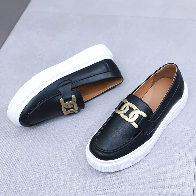 Оригинальные бежевые лоферы мужская модная удобная повседневная кожаная обувь