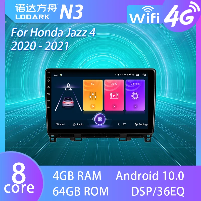 

LODARK Car Multimedia Player for Honda Jazz 4 2020 2021 Android Touch Radio GPS Navigator Intelligent System 1 DIN NO DVD 1DIN