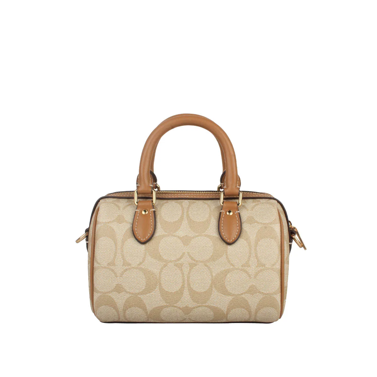 Женская кожаная сумка через плечо из ПВХ Coach