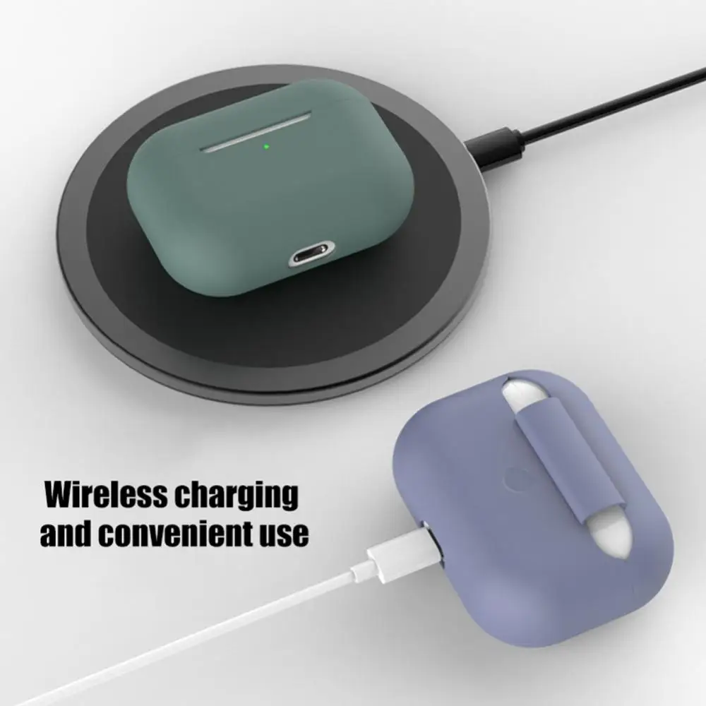 

Cover Silicone Protective Case Storage Box for AirPods Pro 3 Bluetooth-compatible Earphone