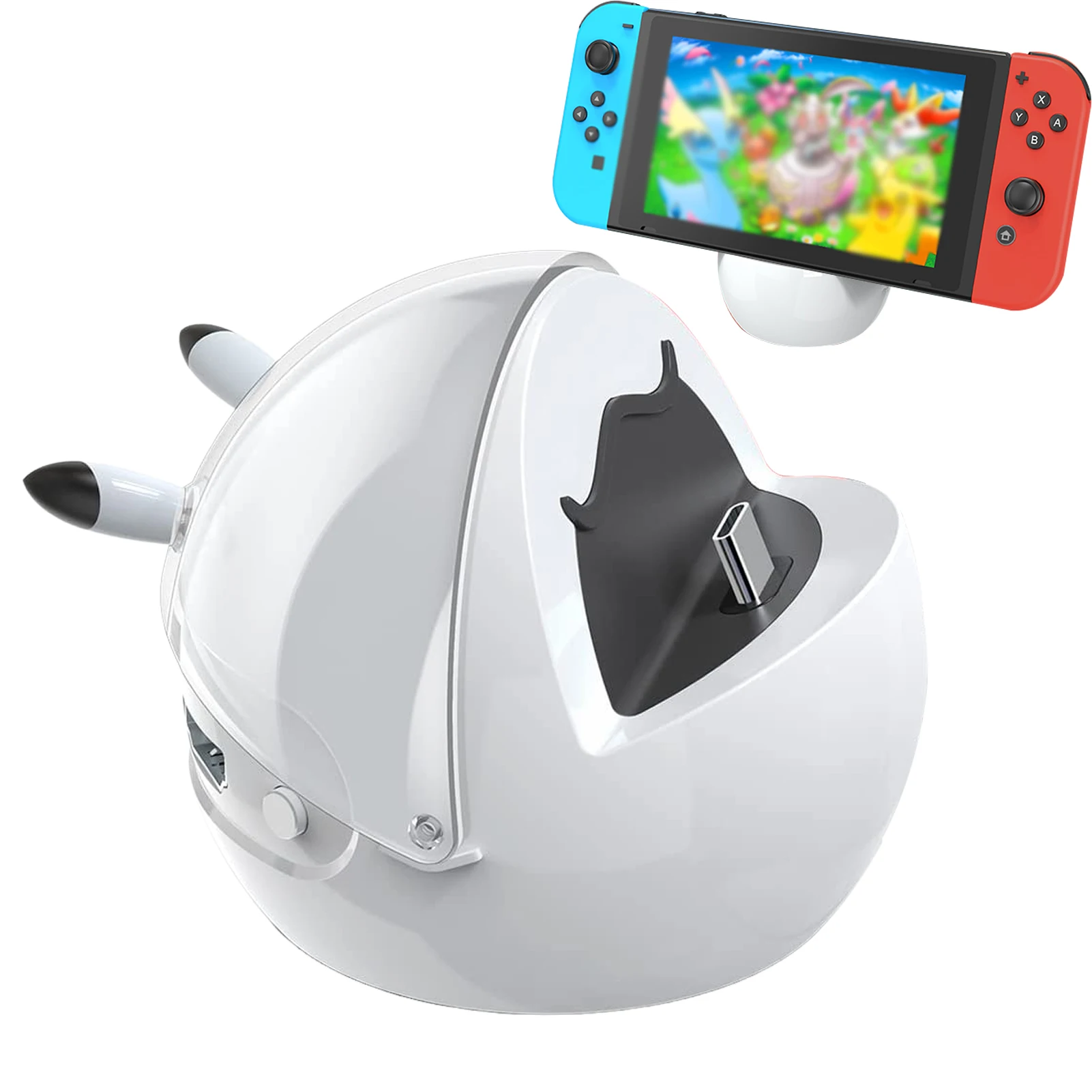 

Replacement Charging Dock For Game Console Compact And Portable Charge Dock Station Dust-Proof And Non-Slip Charger Dock