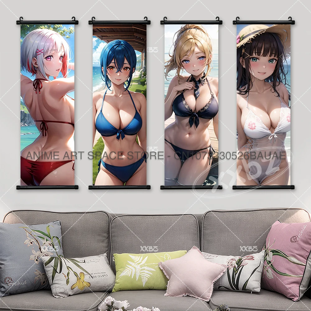Love Live Висячая Картина Tojo Nozomi Настенная Koizumi Hanayo Домашний Декор Свитки Холст