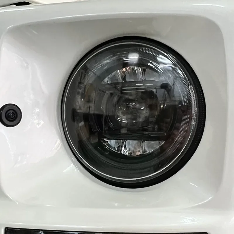 Фото Для Mercedes-Benz G-Class W463 G500, G63, G350, G65, G55, модифицированная с геометрическими фарами, черненая старая модель, обновленная новая №2