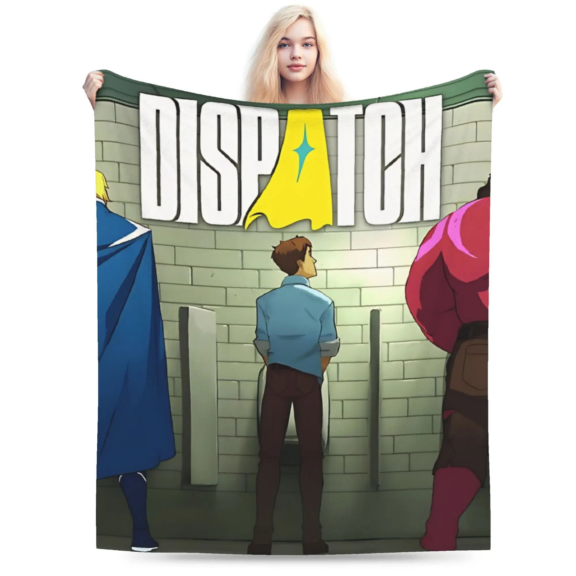 Фото Одеяло для игр Dispatch, Invisigal, шерстяное одеяло для водного мальчика, украшение для путешествий в самолете, ультра-мягкие теплые покрывала №3