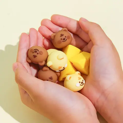 Ластик 3D медведь панда резиновый