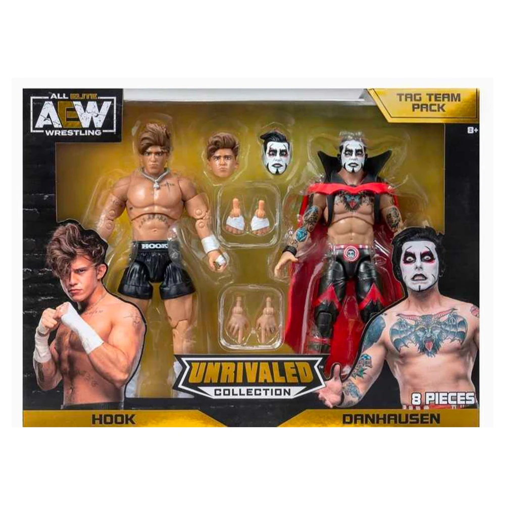 Фигурка WWE AEW HOOK &amp DANHRUSEN оригинальная экшн-фигурка для борьбы коллекционная
