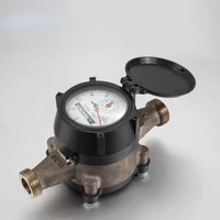 high precision brass body multi jet waterproof gallon awwa standard water meter