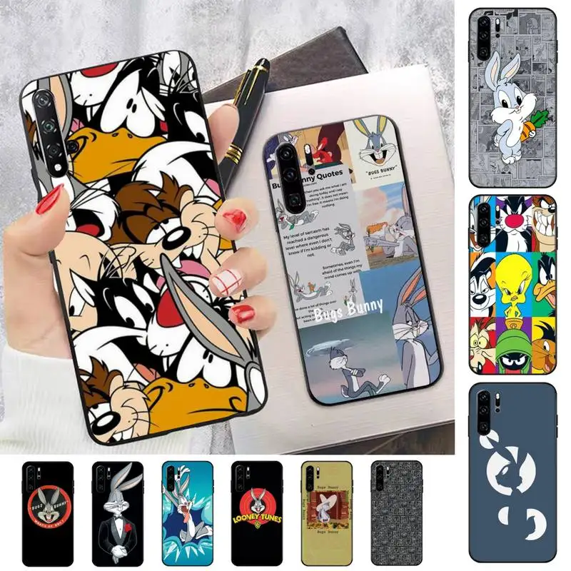 

Fashion Cartoon Bunny hare Candy Rabbit Wolf dog Phone Case for Huawei P30 40 20 10 8 9 lite pro plus Psmart2019