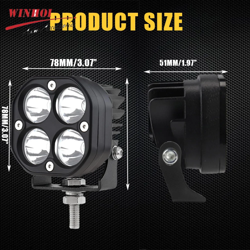 Фары головного света для внедорожника 3 дюйма 4x4 12-24 В