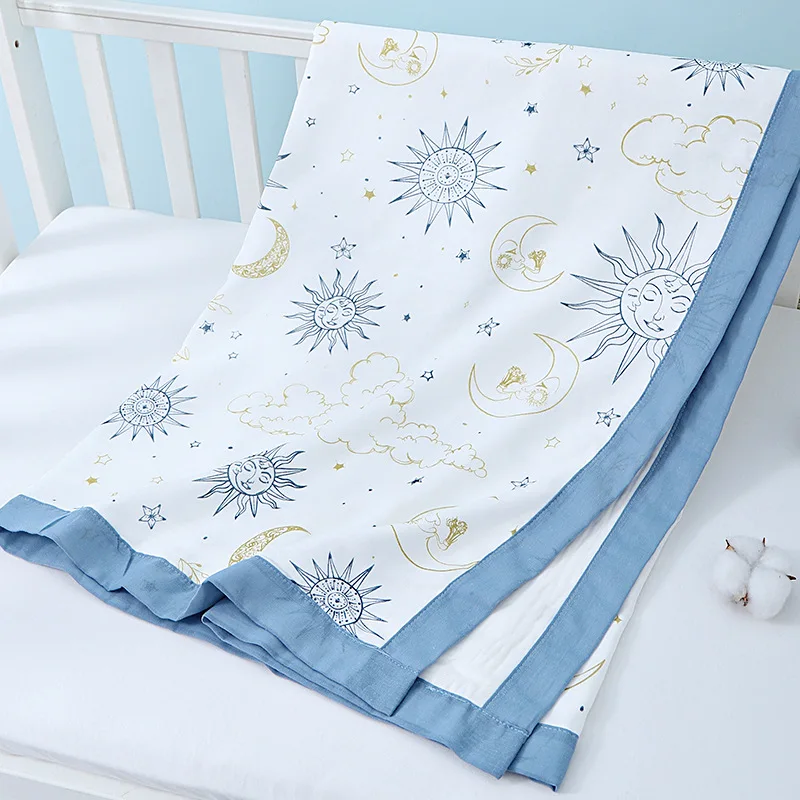 

Одеяло из бамбукового хлопка и муслина, 120 х150 см