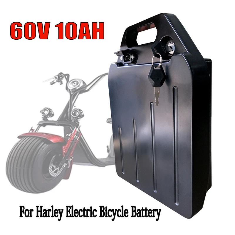 

Waterproof for Harley Electric Car Lithium Battery 60V 10000mAH For Two Wheel Foldable Electric Scooter Bicycle