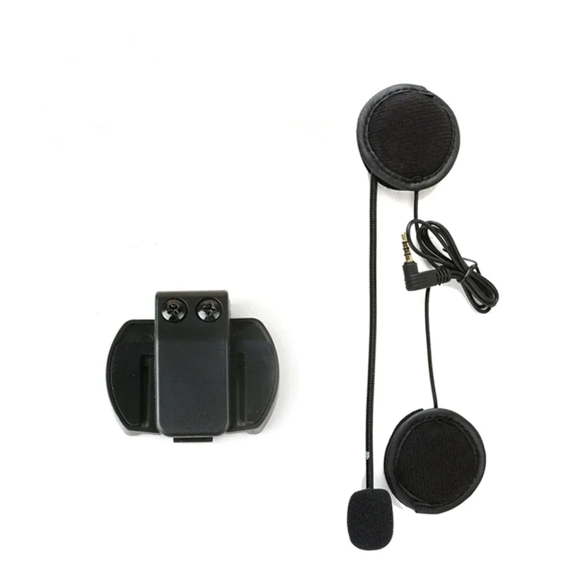 

Microphone Speaker Headset V4/V6 Interphone Universal Headset Helmet Intercom Clip for Motorcycle Device