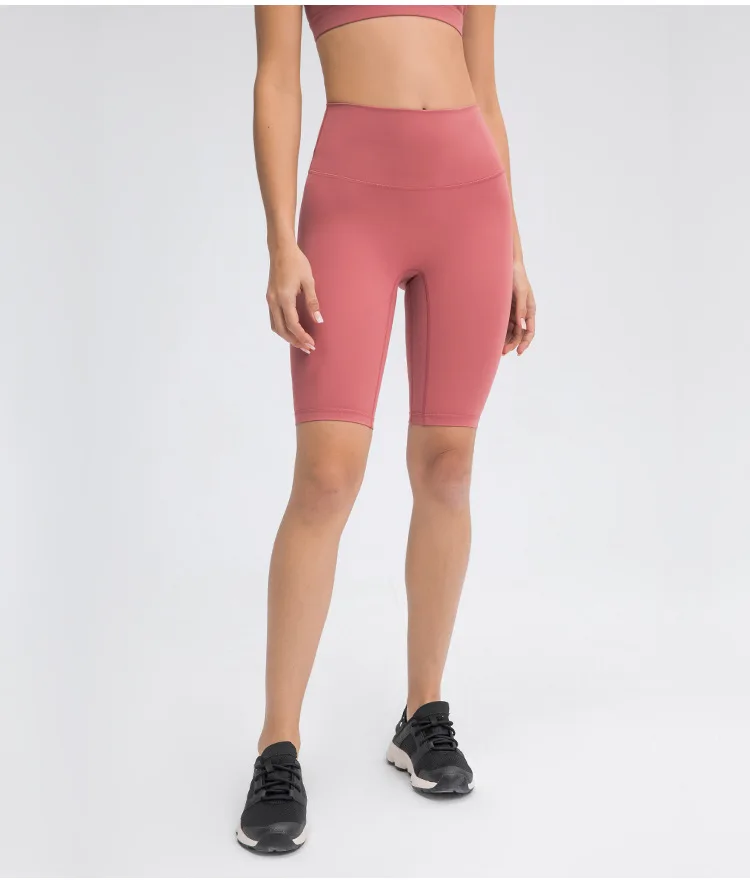 LuluGym Womens Clothing Shorts Leggings Yoga Fitness Sport Outdoor Women's Cycling Shorts High Waist Breathable Workout Pants