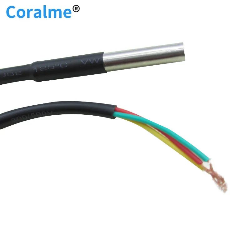 Водонепроницаемый датчик температуры DS18b20 зонд из нержавеющей стали 1 м 18B20 |