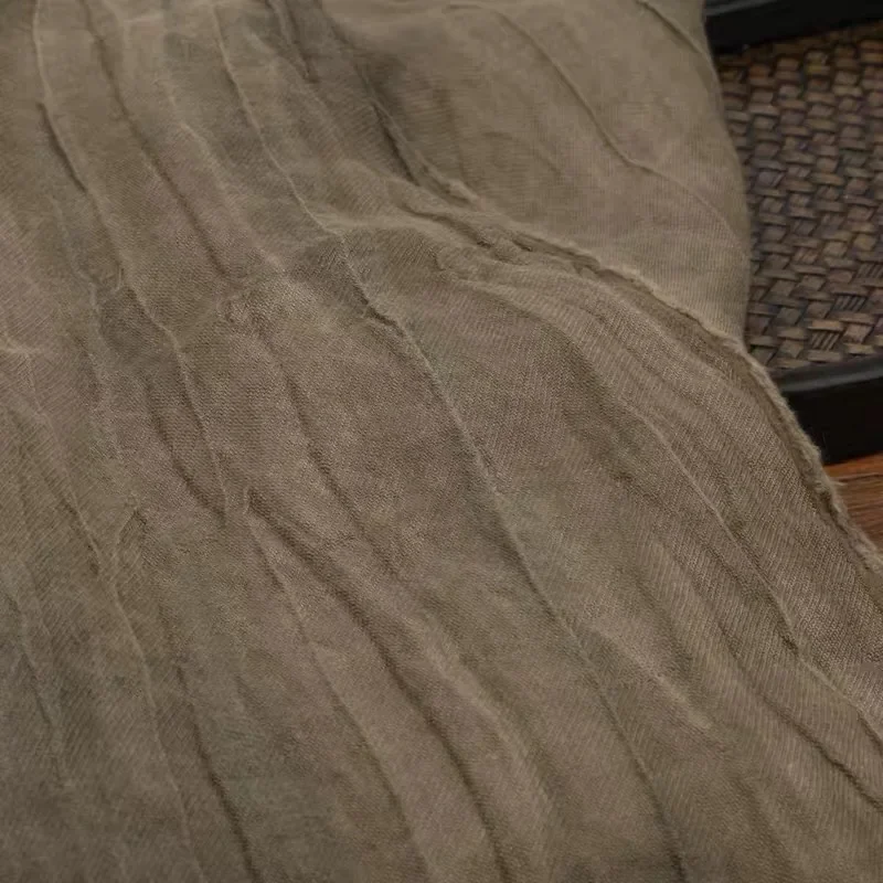 10 метров HD1007 100% ткань рами 135 см 158 граммов камень натуральный растительный принт