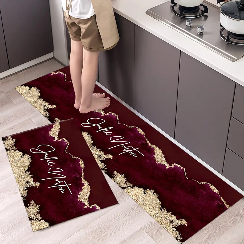 

Yaapeet Non-slip Simple Nordic Style Kitchen Floor Mat Household Carpet Long Strip Door Mat Modern Home Decor