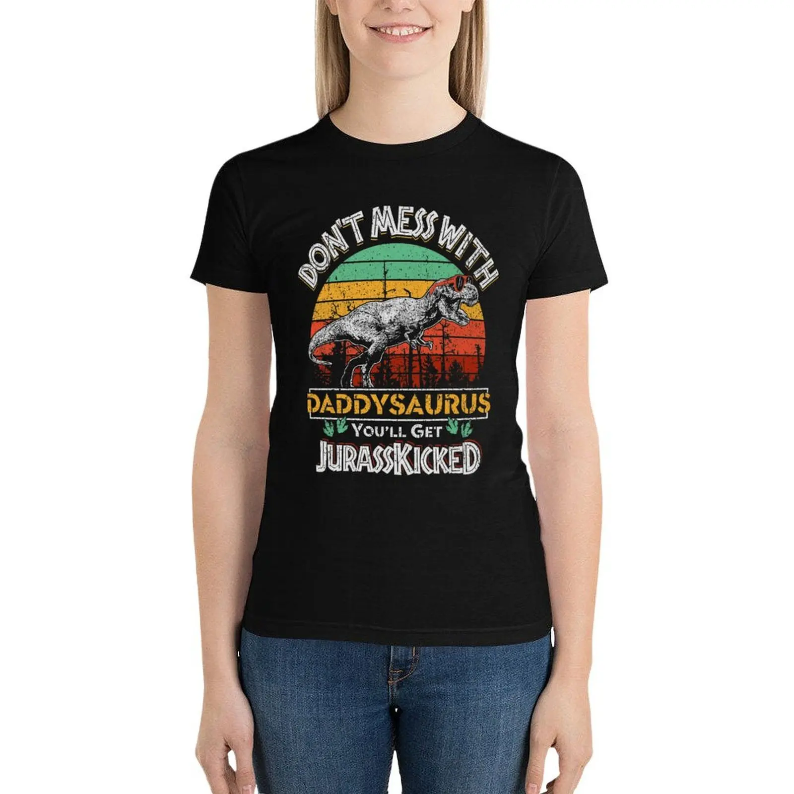 Футболка с надписью Don беспорядок даддизавром