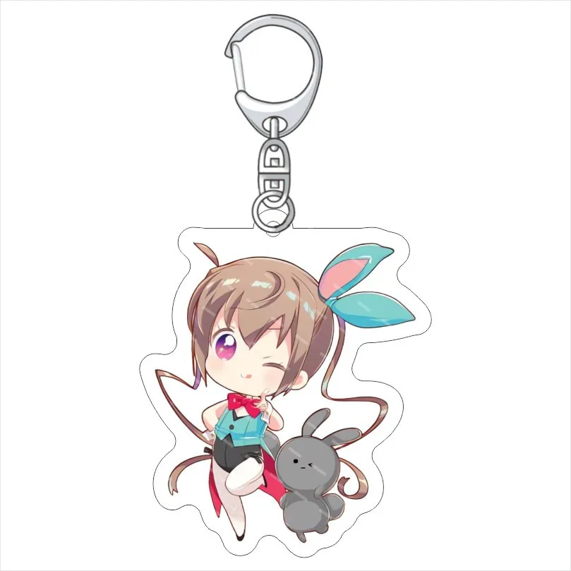 Милый мультфильм медленный старт аниме фигурки Ichinose Hana Sengoku Kamuri акриловые брелки