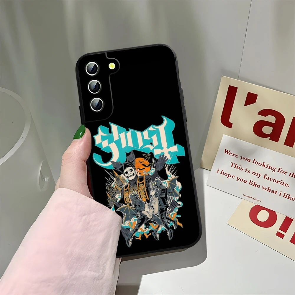 Чехол для телефона Ghost Heavy Metal Band Samsung Galaxy S23 S22 S24 S25 S21 Ultra Fe Plus A16 A34 A54 A24 A52 A53 M54 Cover