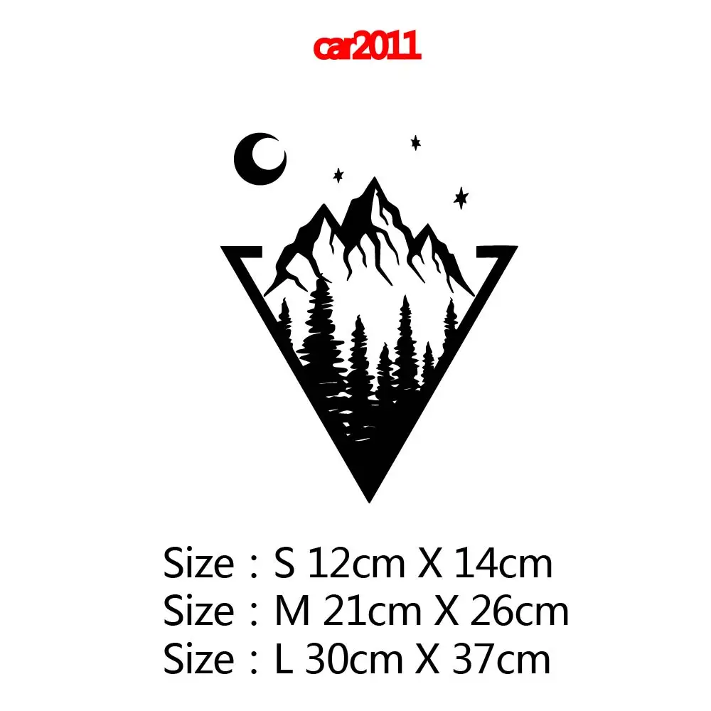 

Автомобильные виниловые наклейки с изображением гор и компасов, большие художественные узоры, водонепроницаемые наклейки для кузова автомобилей, автомобильные аксессуары