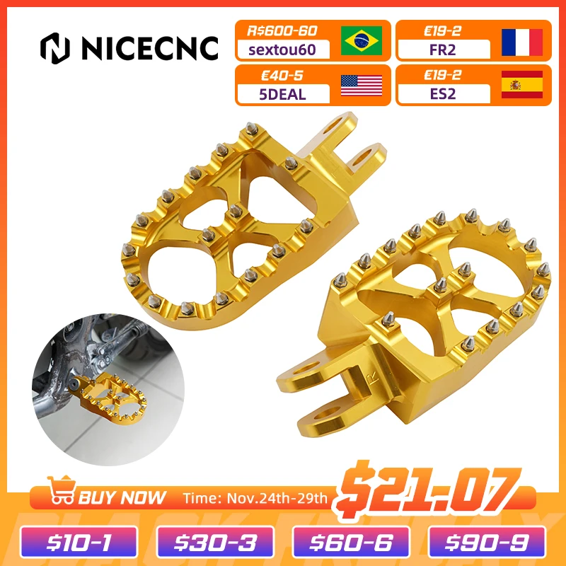 NICECNC подставки для ног подножки педали Suzuki DRZ400S DRZ400SM DRZ DR-Z 400S 400SM Z400S Z400SM 2000-2022 2019 18 -