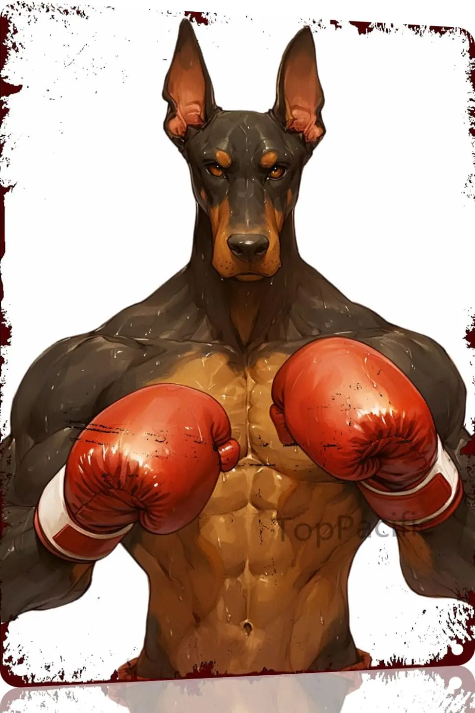 Bermn Tn Sgn 12x8 для Boxng Lover n Vntge g Metl Funny Retro дома Frm Tolet Toilet Wshroom Wll Decor G