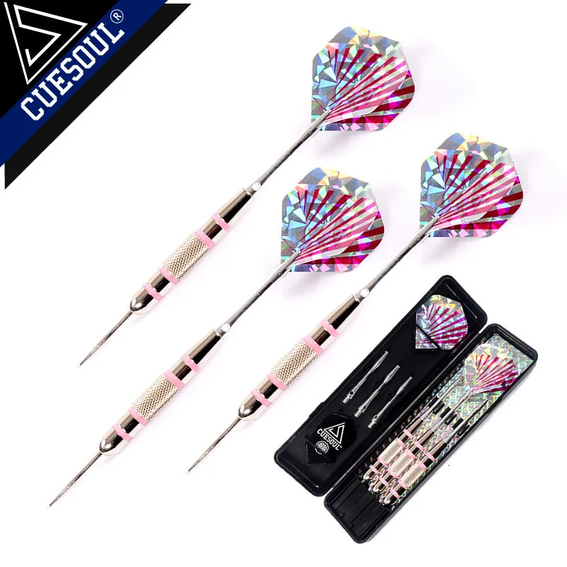

CUESOUL24g 3PCS Steel Tip Darts Needle Point Aluminum Shaft 16cm Dart