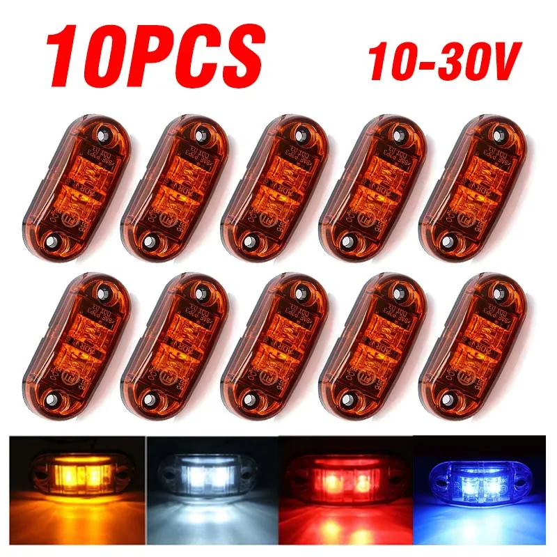 

10 шт., габаритные огни 12 В, 24 В, 10-30 в