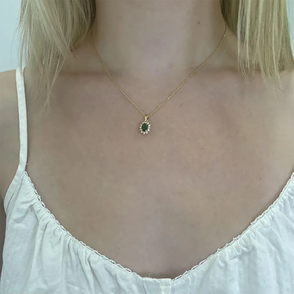 Possession Necklace Zircon Heart Pendant Necklace For Women Simple Ladies Birthday Gift Jewelry Wholesale Direct Sales