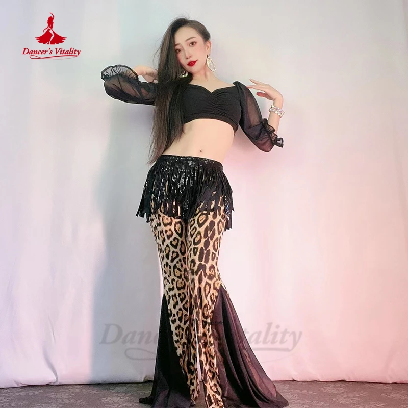 

Belly Dance Oriental Costume Suit Oriental Group Suit Gauze Half Sleeves Top+trousers 2pcs for Women Belly Dancing Wear Outfit