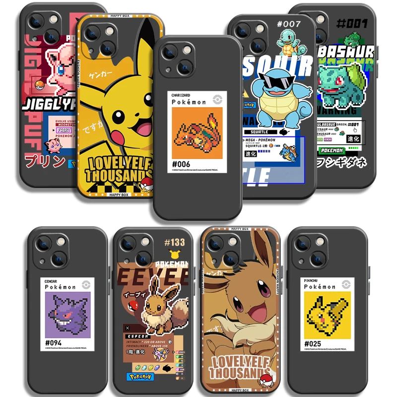 

Pikachu Pokemon Phone Cases For iPhone 7 8 SE2020 7 8 Plus 6 6s 6 6s Plus X XR XS MAX Coque Carcasa Back Cover Funda