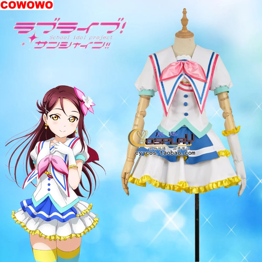 

Lovelive Aqours Sakurauchi Riko Jumpingheart косплей костюм косплей игра косплей Униформа аниме на Хеллоуин одежда для ролевых игр