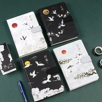 color inside page notebook chinese style crane creative hardcover diary books weekly planner handbook scrapbook beautiful gift