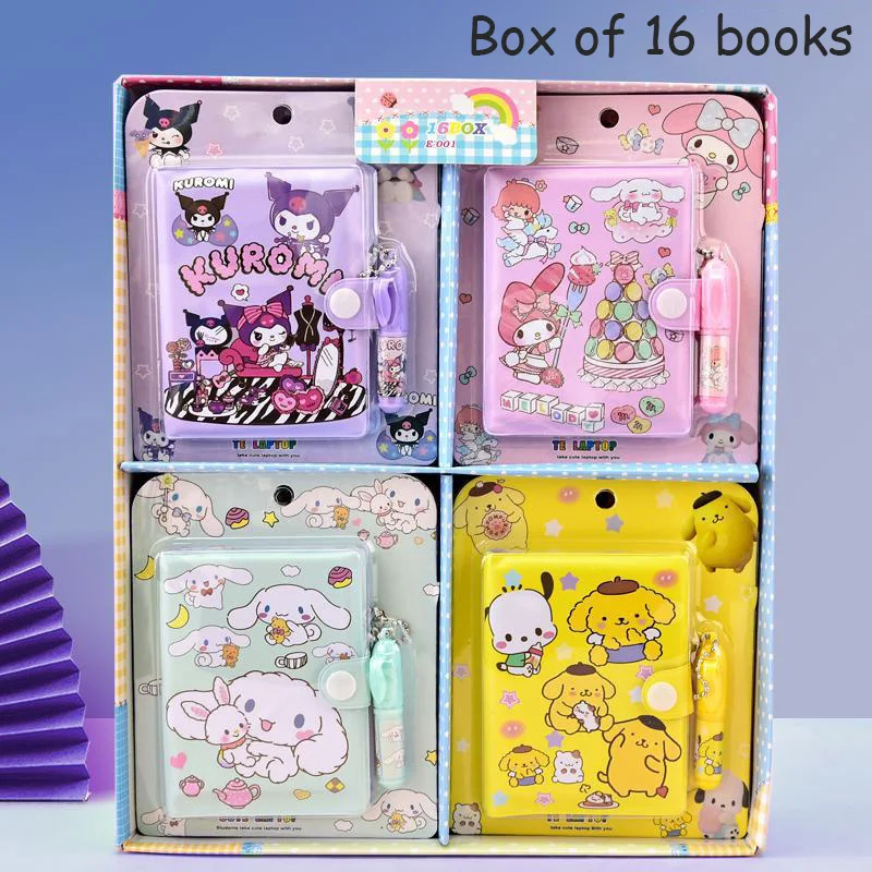 Мини-блокнот Sanrio с портативным дневником для девочек извлекательный взрывной
