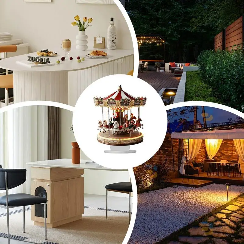 Рождественское украшение-карусель Традиционная карусель украшение