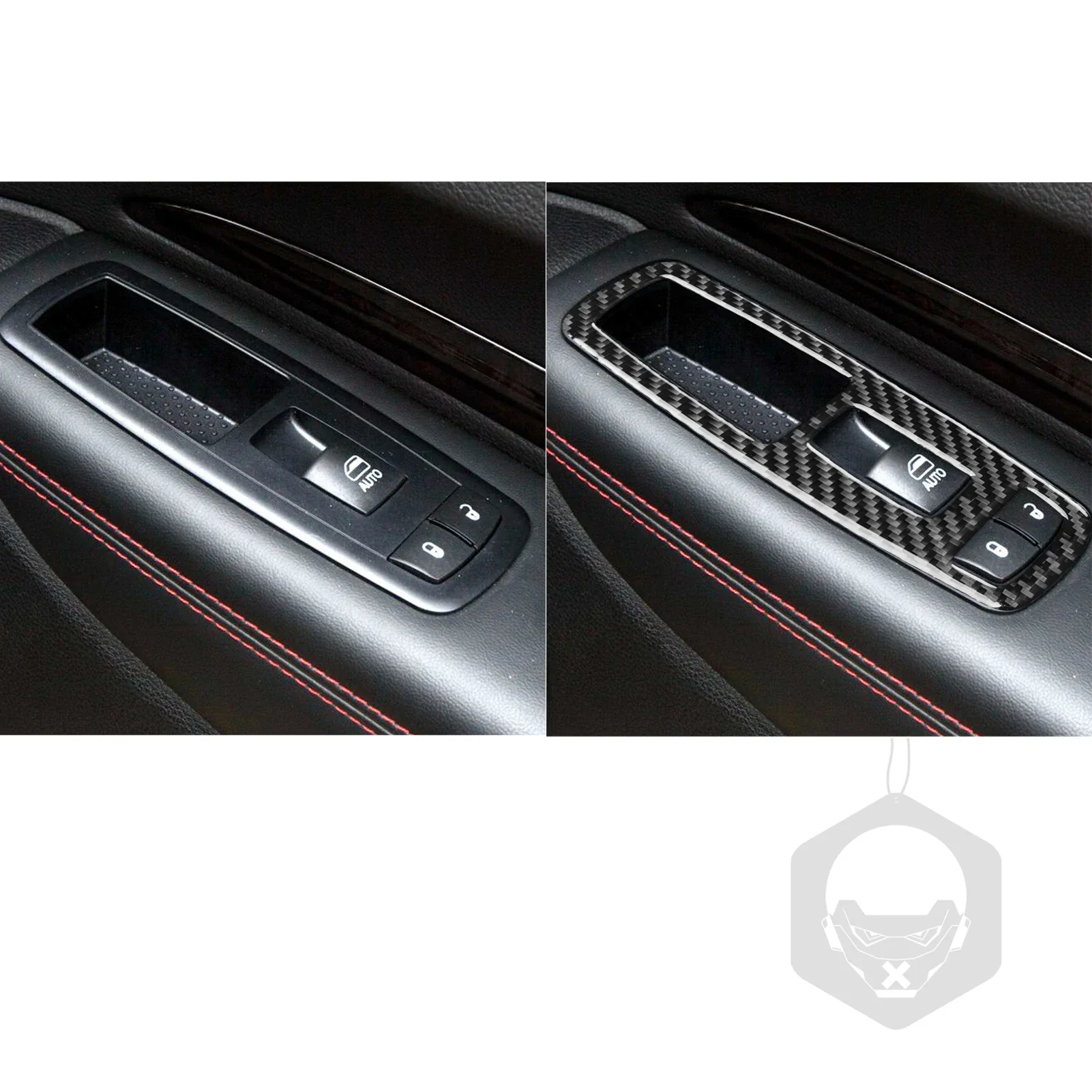 Для Jeep Grand Cherokee 2012-2021 автомобильные аксессуары из настоящего углеродного волокна