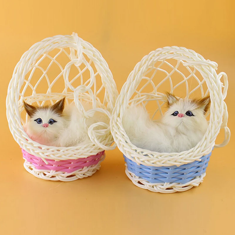 

Милые плюшевые игрушки корзина для кукол, супер милая мягкая нано-кукла, отличный подарок на день рождения и Рождество для детей
