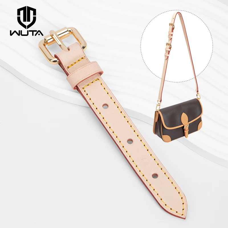 Genuine Vachetta Patina Calfskin Bag Strap For Designer Women Handbag  Shoulder Messenger Duffle Carry Belt Replacement - AliExpress