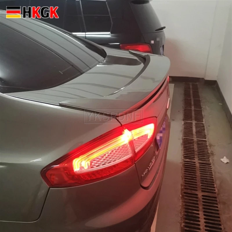 

Авто часть задний черный Спойлер ABS Материал праймер Цвет Внешний Хвост Багажник крыло губа спойлер украшение для Ford Mondeo 2006-2012