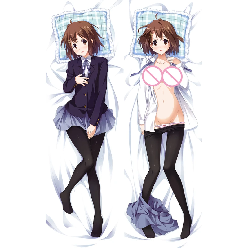 Женская подушка Dakimakura Hirasawa Yui Mio Tsumugi