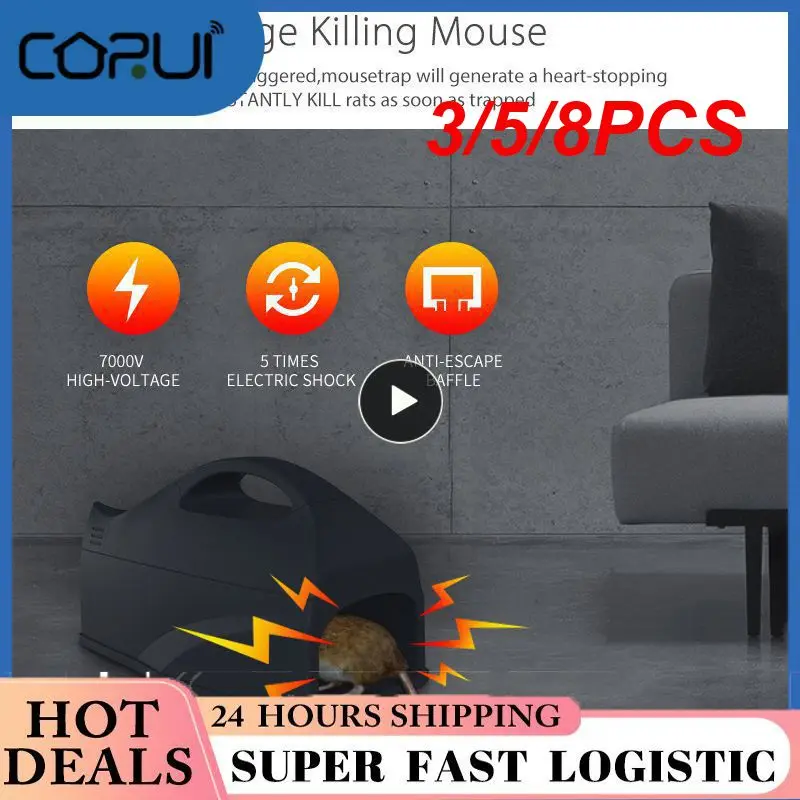 

3/5/8PCS Wifi Mousetrap Mouse Killer App Control Mouse Catcher Wireless Tuya High Sensitivity Rodent Killer 2.4ghz