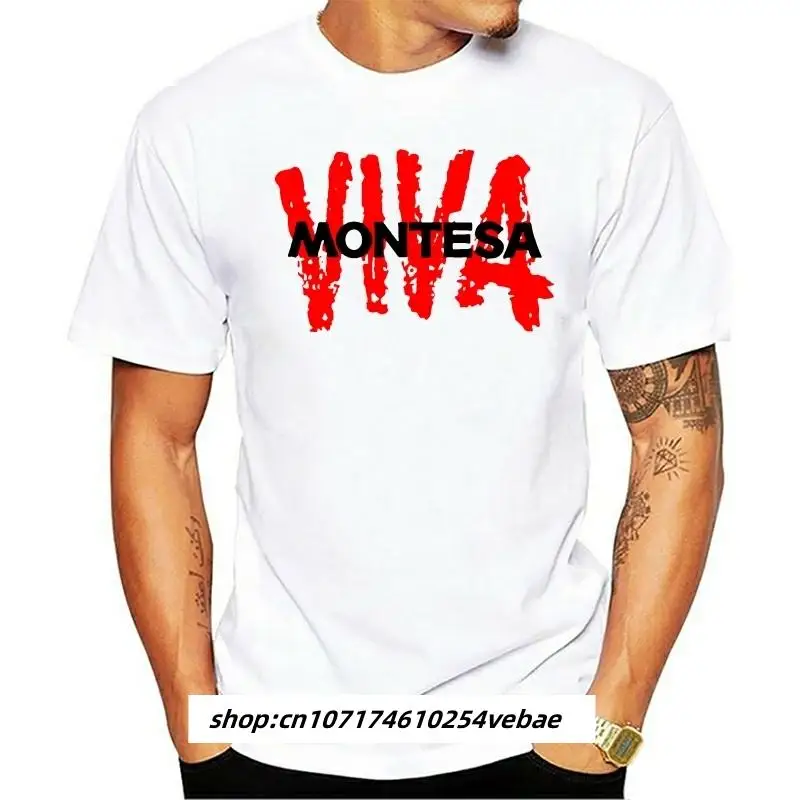 Kaus Pria Sepeda Motor Viva Montesa жемчуг Ланга Бару Vintage S до 3Xl Katun продолговатый Merek Musim Panas