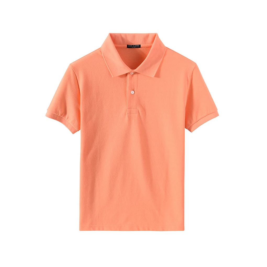 

Футболка мужская с отложным воротником, топ с коротким рукавом, на пуговицах, одежда для гольфа, удобная уличная одежда для дома и офиса