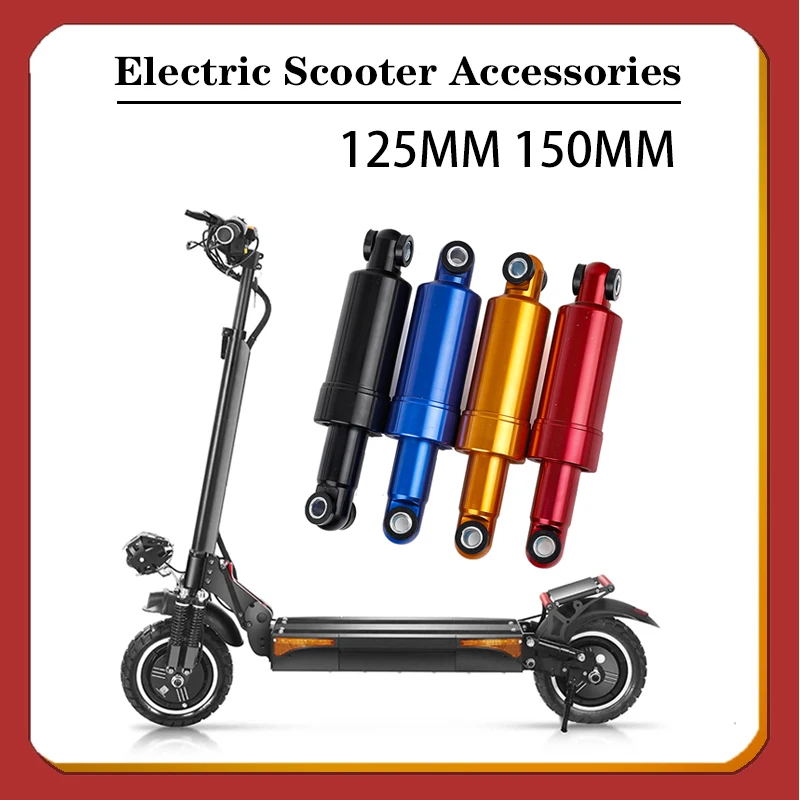 

125/150mm Front Rear Wheels Universal Aluminum Alloy All Inclusive Hydraulic Shock Absorber for Electric Scooter Anti Vibration