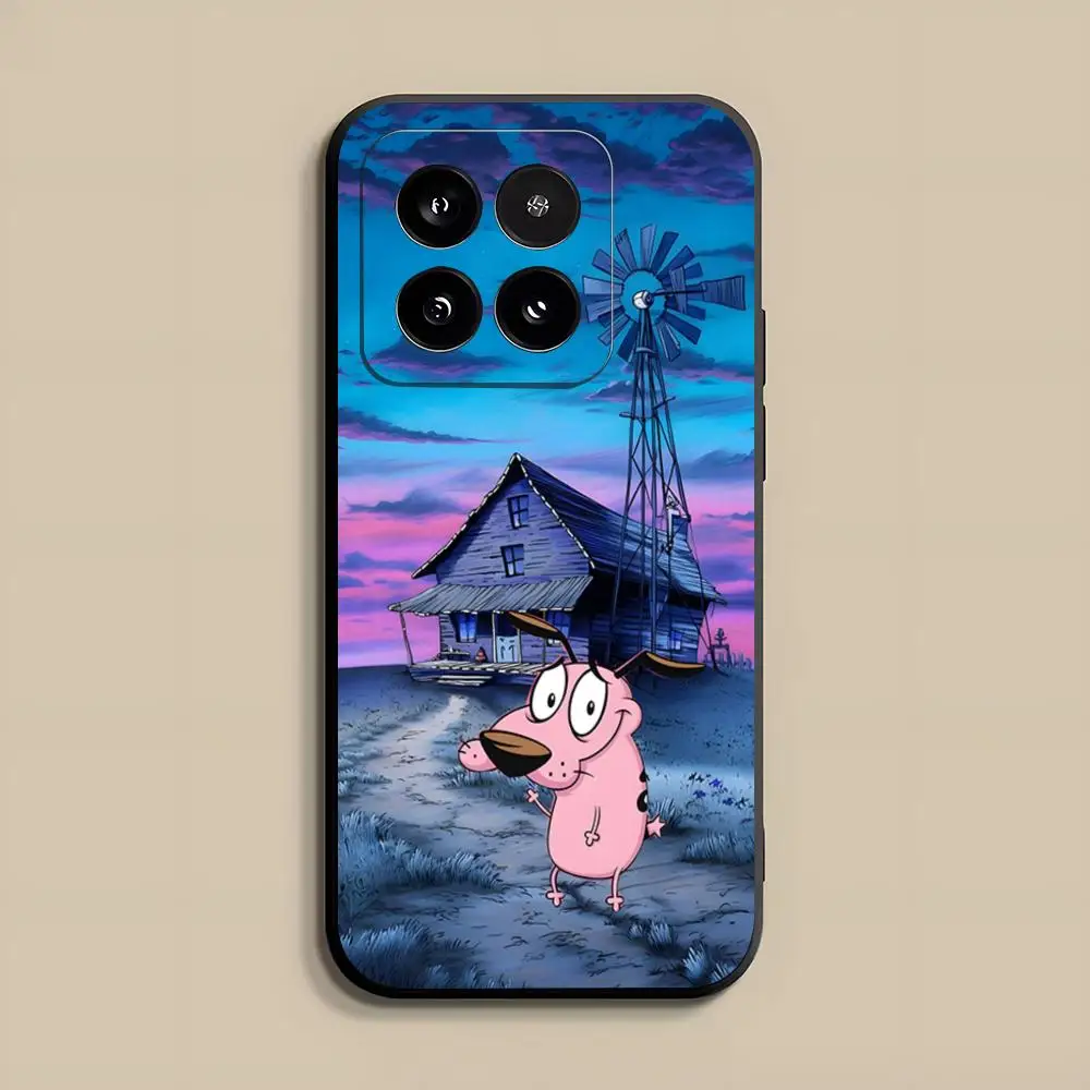 Фото Чехол для телефона C-Courage Cowardly Dog, силиконовый чехол для Redmi Note 15 A7 Xiaomi 17 Ultra 15 14 T Pro Plus 4G 5G №3