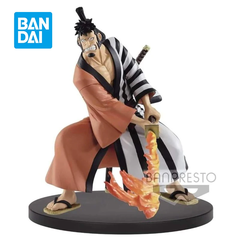 

In Stock Banpresto One Piece Battle Record Collection Brc Kinemon Wano Country Original 16Cm Action Figure Collectible Toys