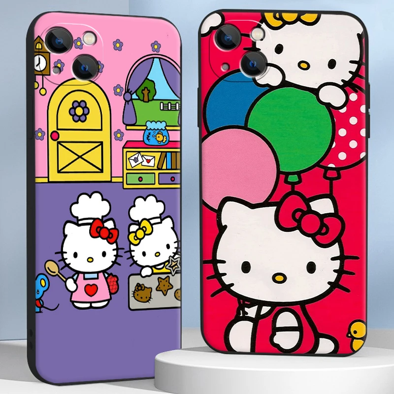 

Hello Kitty 2022 Phone Cases For iPhone 11 12 Pro MAX 6S 7 8 Plus XS MAX 12 13 Mini X XR SE 2020 Funda Coque Carcasa Back Cover
