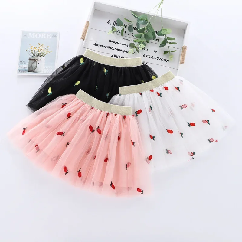 

New Baby Girls Tulle Tutu Skirt Ballerina Pettiskirt Fluffy Children Ballet Skirts for Party Dance Princess Girl Tulle Clothes